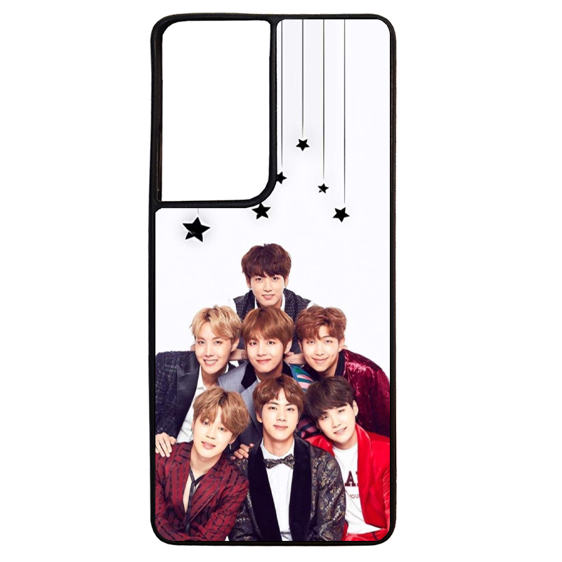 قاب samsung galaxy s21 ultra طرح BTS کد ۲۴۴۸۱ - فروشگاه اینترنتی قاب و کاور